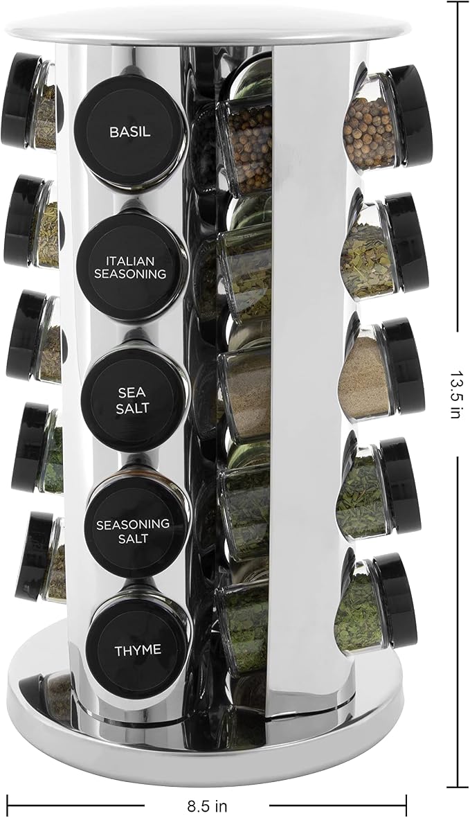Kamenstein 20 Jar Revolving Countertop Spice Rack - Image 3