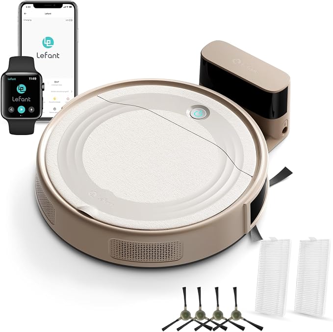 Lefant M310 Robot Vacuum Cleaner, 4500Pa Strong Suction by Lefant
