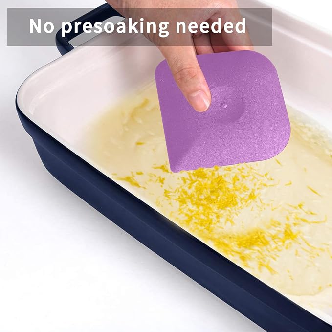 Herda Pan Scraper Pot Scraper Plastic Kitchen Scraper Tool, Cast Iron - Image 4