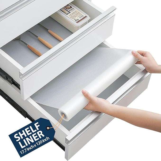Shelf Liner Drawer Liner for Kitchen Cabinets Non-Adhesive by Linda’s Essentials - Image 6