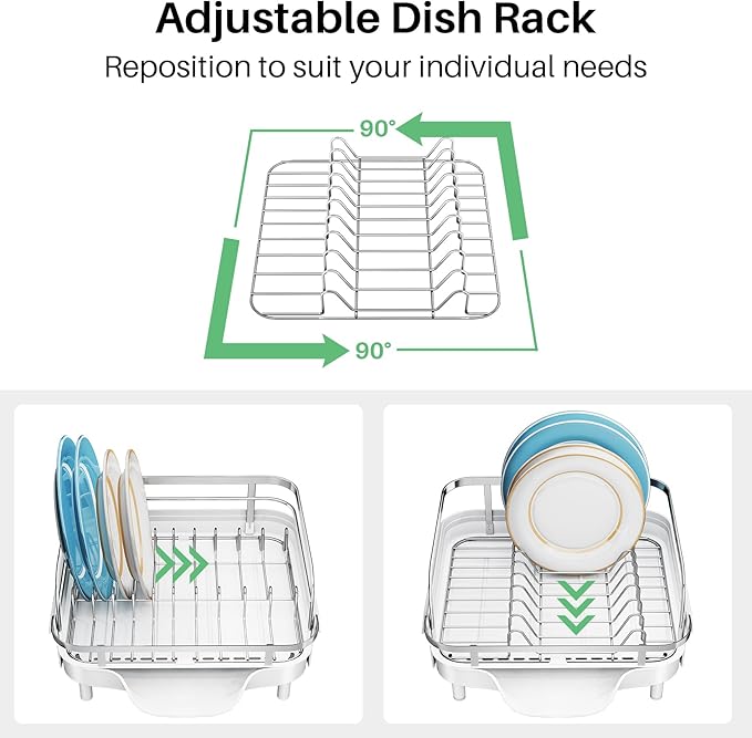 Dish Drying Rack, Expandable Dish Rack - Image 6