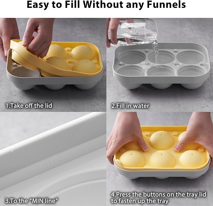 2.5inch Spherical Ice Ball Tray - Image 4