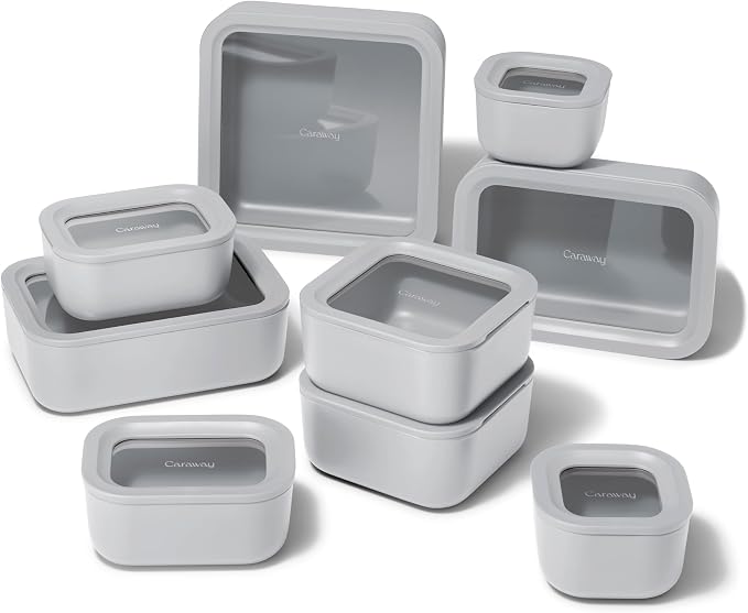 Caraway 25pc Glass Food Storage Set by Caraway