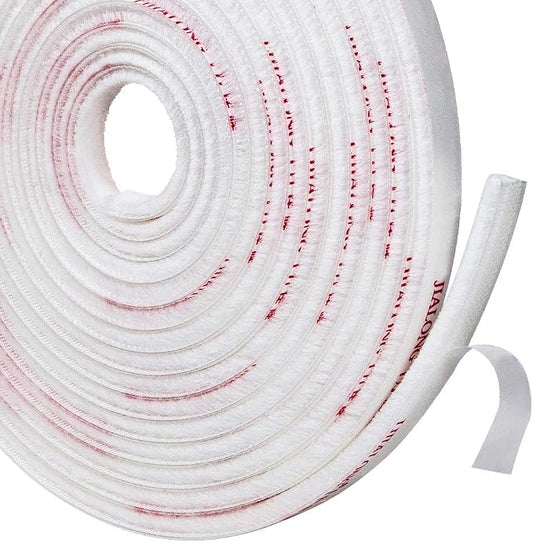 TORRAMI Door Brush Sweep Seal Tape 11/32 inch x 3/16 inch x 16 ft, Brush Door by TORRAMI