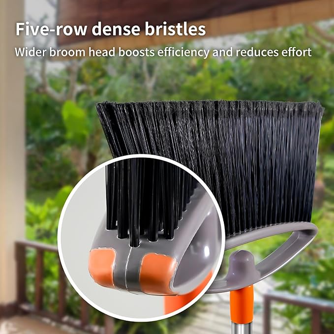 Professional-Grade Heavy-Duty Broom, a Versatile Cleaning Tool - Image 4