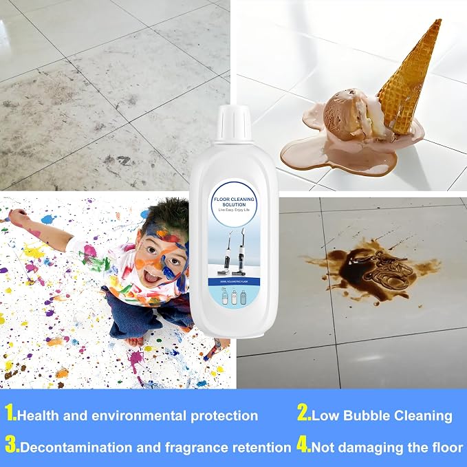 10 Bottles Compatible with Tineco Cleaning Solution Pet 500ml Per Bottle Orange - Image 4