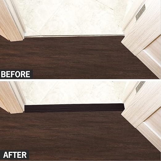 5Ft Floor Transition Strip Self Adhesive Vinyl Cover Floor Strip Flat Divider - Image 4