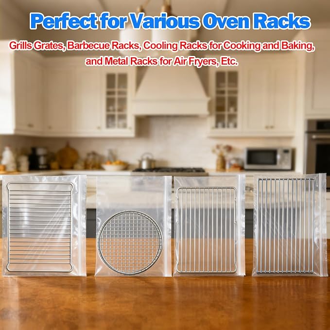 Palksky Oven Rack Cleaning Bags, 19.6 x 27.5 Inch Heavy Duty No-Scrub - Image 8
