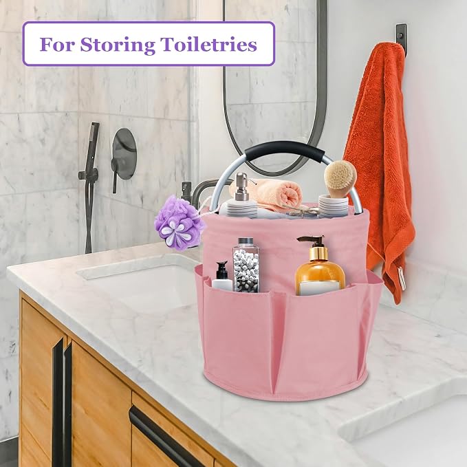 2Pcs 17L College Shower Caddy for Women, Bathroom Cleaning Caddy - Image 7