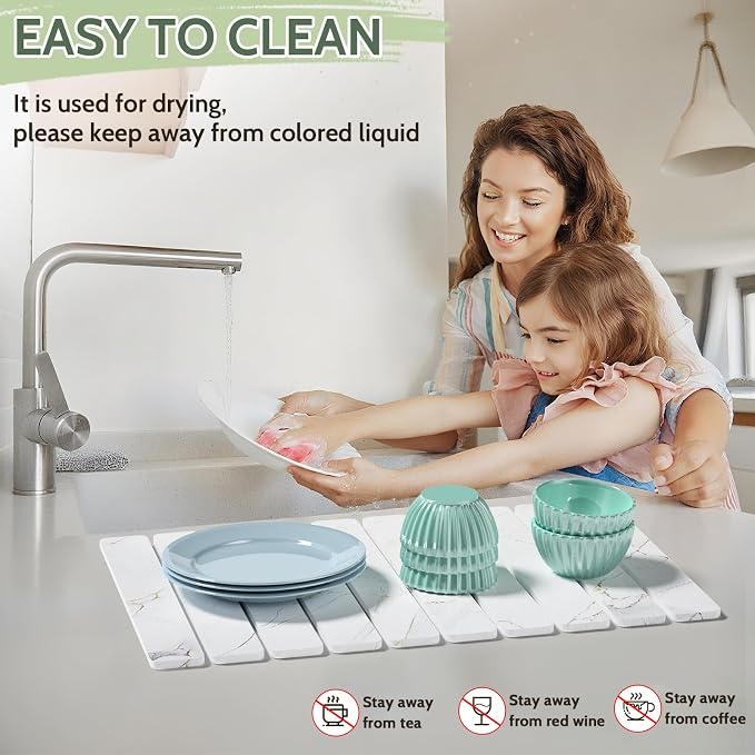 Stone Drying Mat for Kitchen Counter - Image 2