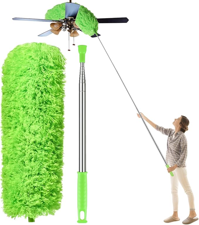 Dusters for Cleaning High Ceiling Fan, Newliton Microfiber Feather Duster by Newliton