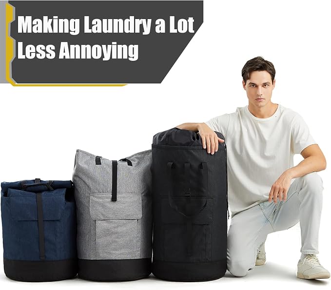 Laundry Backpack Bag 115L, Heavy Duty Laundry Bags - Image 6