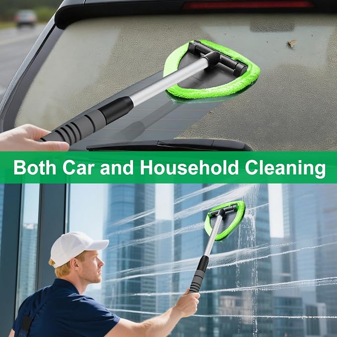 XINDELL Windshield Cleaner Tool – Car Interior Window Cleaning Kit - Image 4