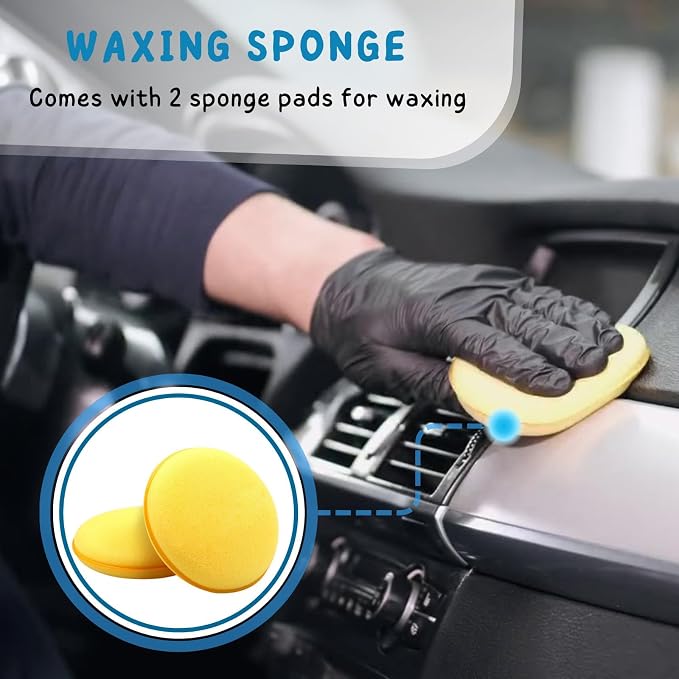 Car Wash Brush with Long Handle, Soft Bristle Scrub Broom - Image 3