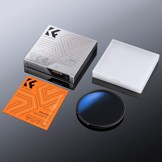 K&F CONCEPT 46mm Circular Polarizer Filter Ultra-Slim 18 Multi-Coated Optical - Image 8
