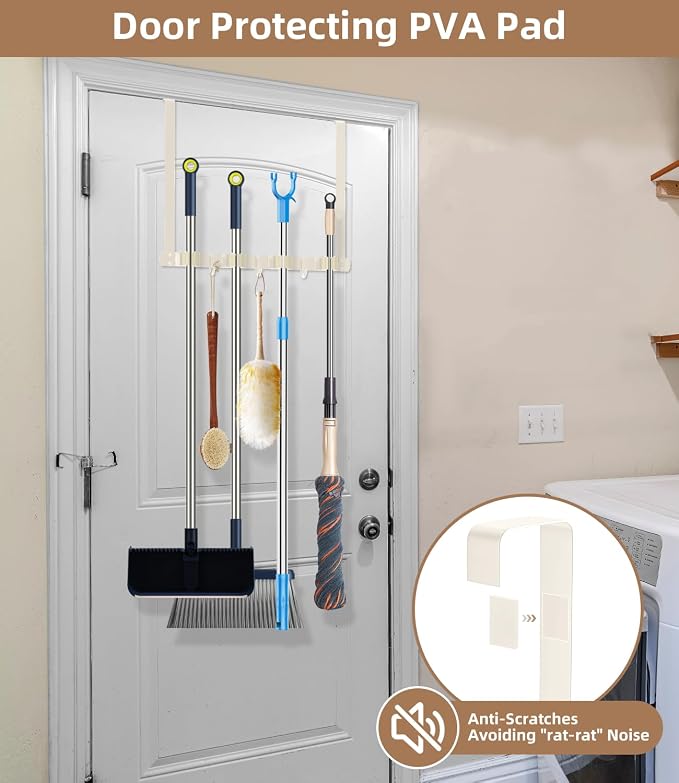 Broom Holder Over The Door - Image 3