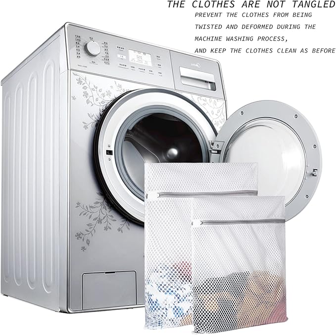 4Pcs Durable Honeycomb Mesh Laundry Bags - Image 7