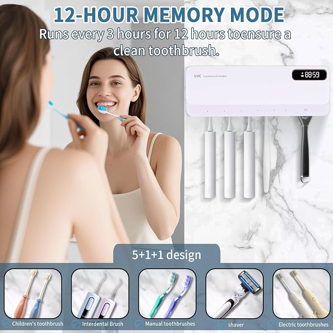 ZOZOO UV Toothbrush Sanitizeri Holder - Image 4