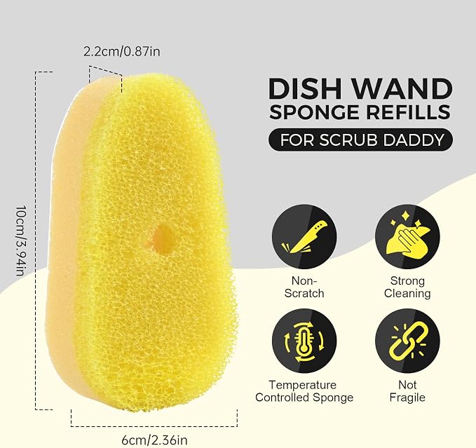 Sponge Refills for Scrub Daddy Dish Daddy - Image 2