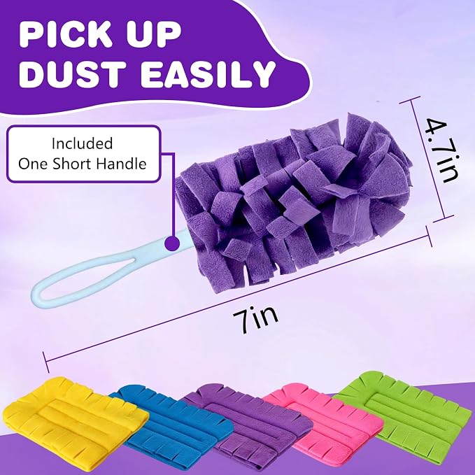 Duster Refill Reusable Fleece Duster Refills, Washable 360° Heavy Duty Dusters - Image 8