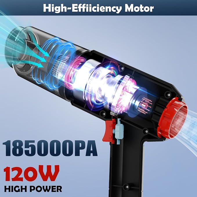 Handheld Vacuum for Home, Cordless Portable Vacuum Cleaner, Rechargeable - Image 2