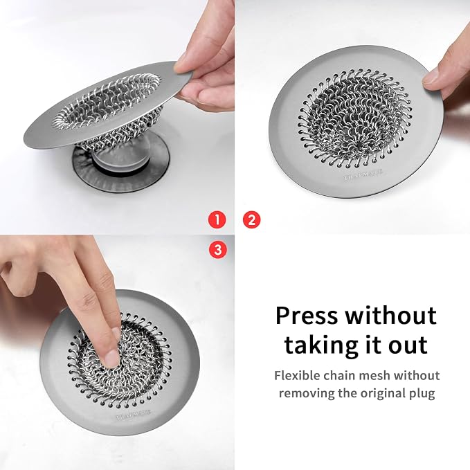 Shower Drain Hair Catcher, Fast Drainage Bathtub Drain Hair Catcher, Easy Clean - Image 6