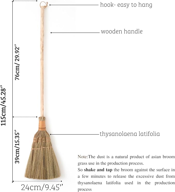 Vietnamese Straw Soft Broom for Cleaning - Image 2