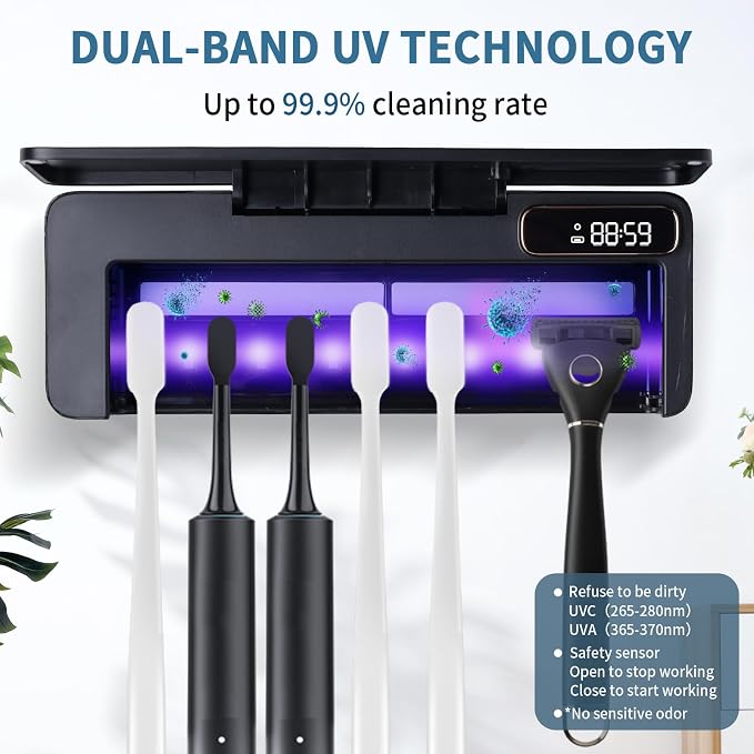 ZOZOO UV Toothbrush Sanitizeri Holder - Image 2