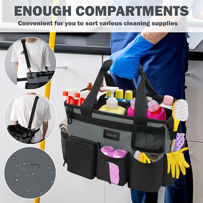 Wearable Cleaning Caddy Bag, Cleaning Supply Tote - Image 5