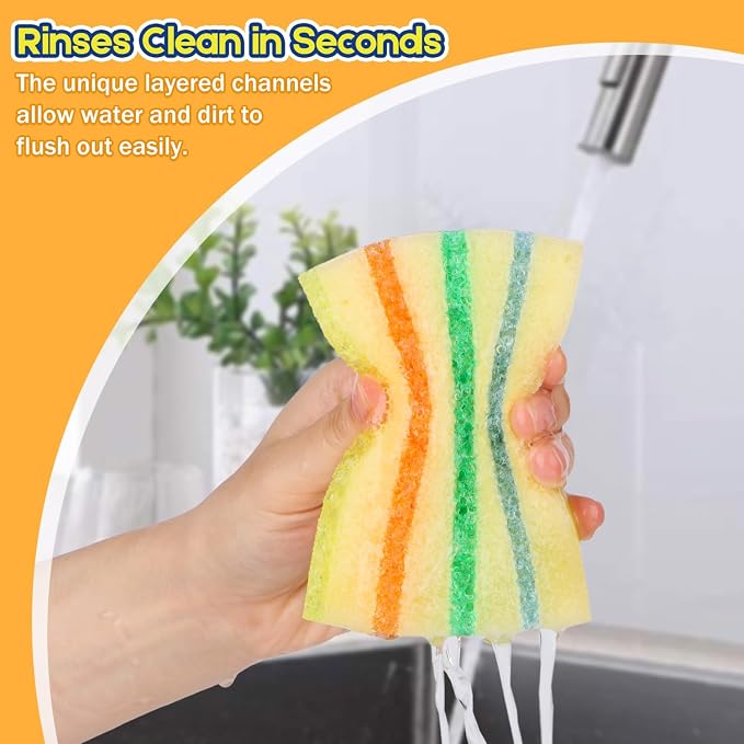 4 Pack Scrub Sponge - Image 5