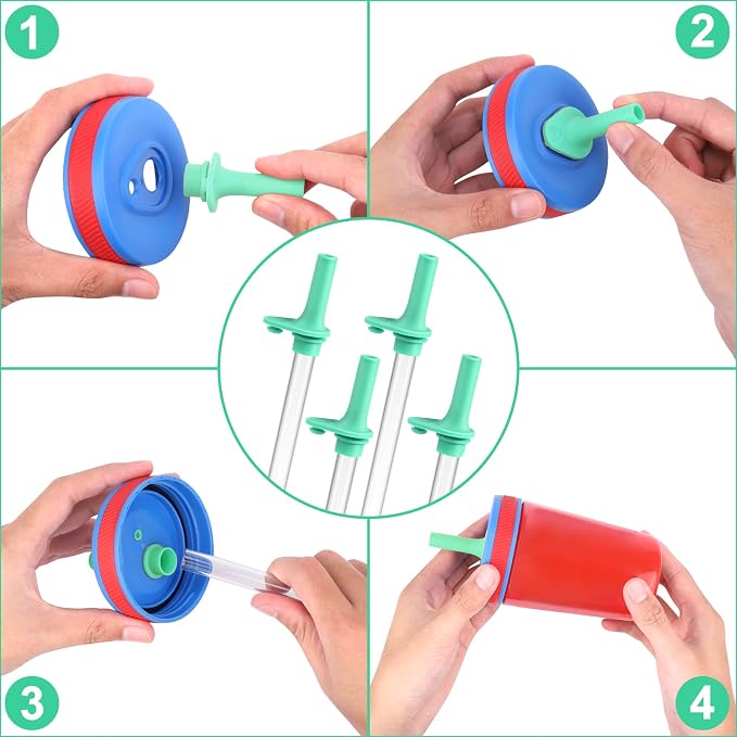 XANGNIER Replacement Straws and Bite Valve Compatible - Image 7