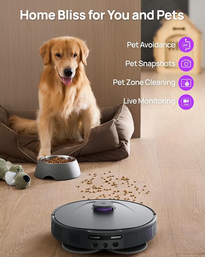 3i P10 Ultra Robot Vacuum and Mop Combo, Extendable Pad - Image 9