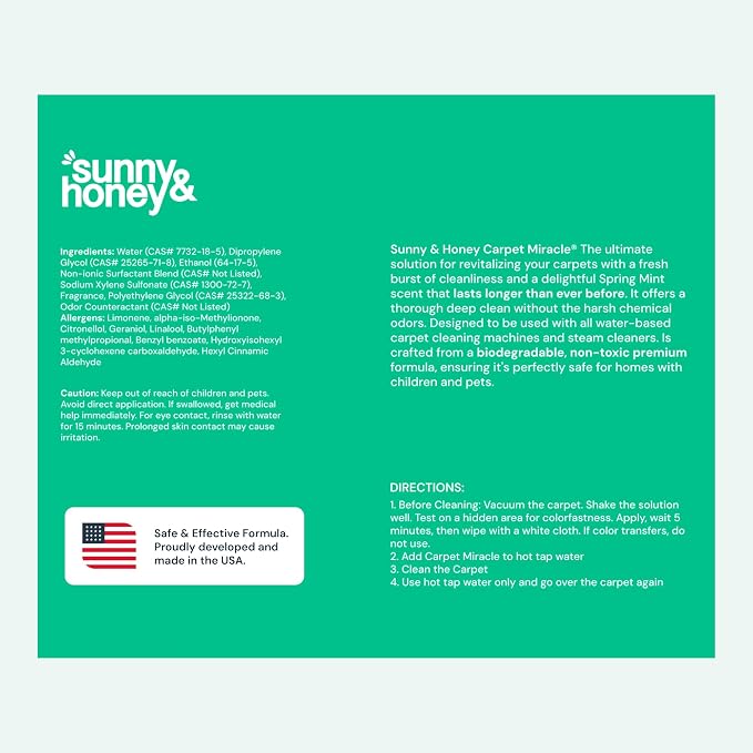 Sunny & Honey Carpet Cleaner Solution - Image 9
