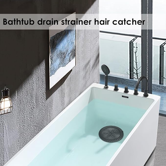 Hair Catcher Shower & Tub Drain Protector, Bathtub & Sink Drain Strainer - Image 6