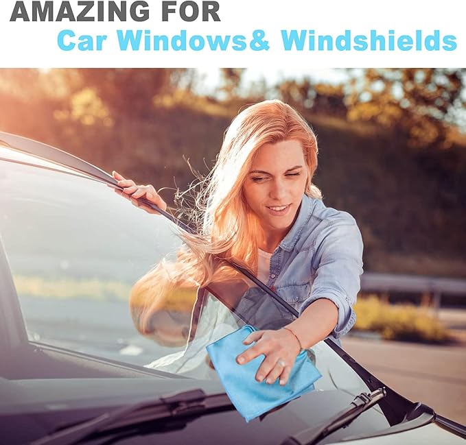 Window Cleaning Cloth, Glass Cleaning Cloth, Streaks Schatches Free. - Image 6