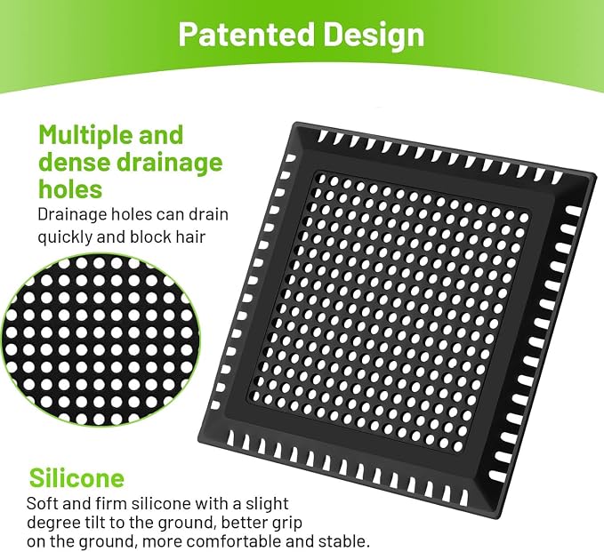 Drain Hair Catcher, Shower Drain Cover Hair Catcher Shower Drain Strainer - Image 4
