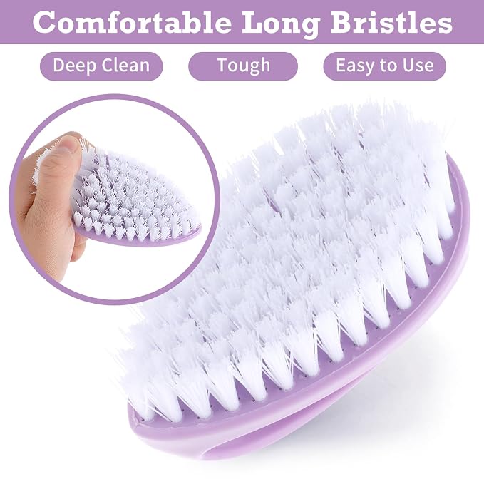 2 Pcs Hand and Nail Brush, Heavy Duty Scrub Clean Brushes - Image 8
