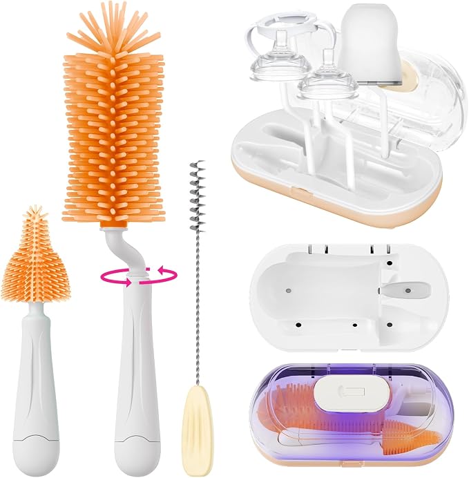 Bottle Brush Set, Travel Bottle Cleaner Kit by Unknown