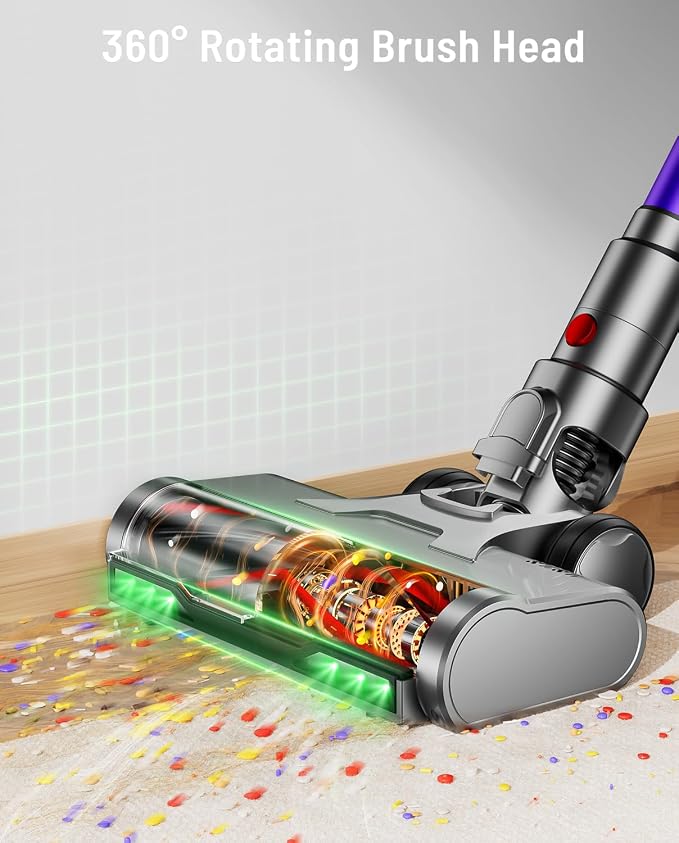 Cordless Vacuum Cleaner, 650W 55KPA 70Min Powerful Vacuum Cleaners - Image 6