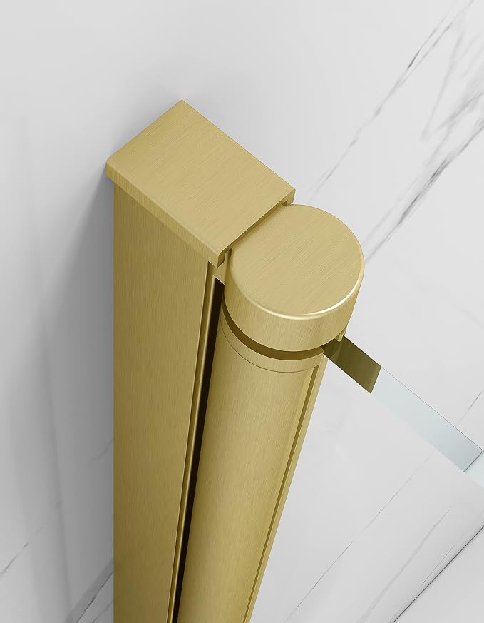 Sunrosa Pivot Tub Shower Door 34"58", Folding Bathtub Door - Image 3
