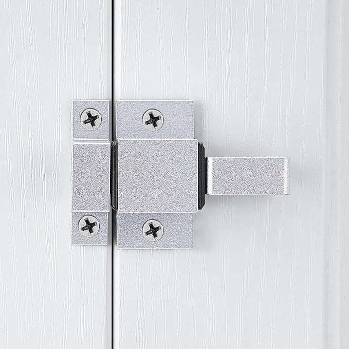 4 Packs Self-Closing Gate Latches, Aluminum Alloy Security Latch - Image 4