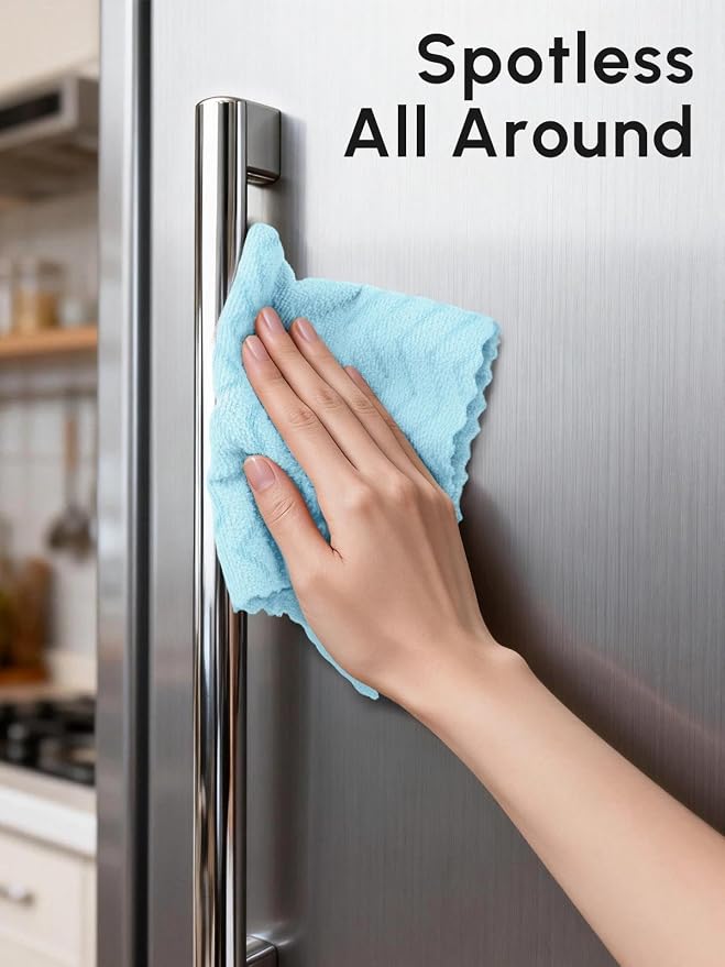Microfiber Cleaning Cloths Roll, 75 Pack Tear Away Microfiber Towels Roll - Image 5