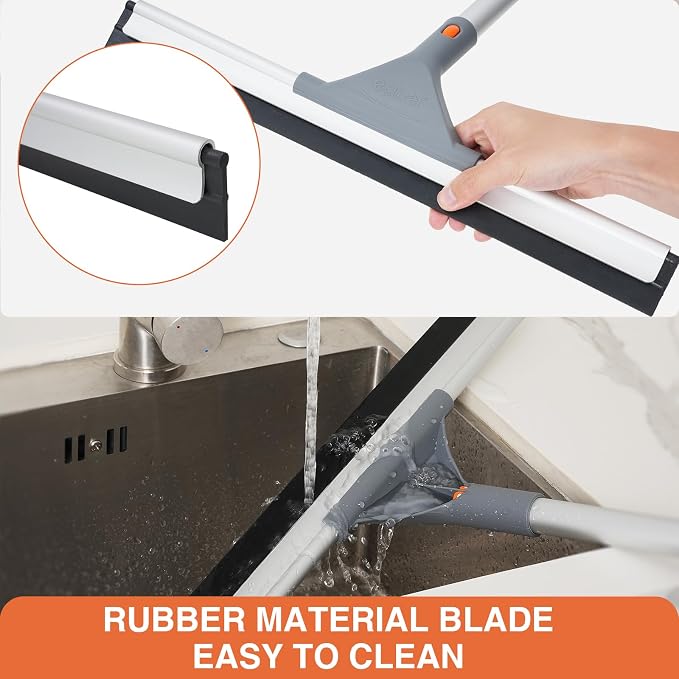 Eazer Floor Squeegee Broom: Heavy Duty Scrubber - Image 5