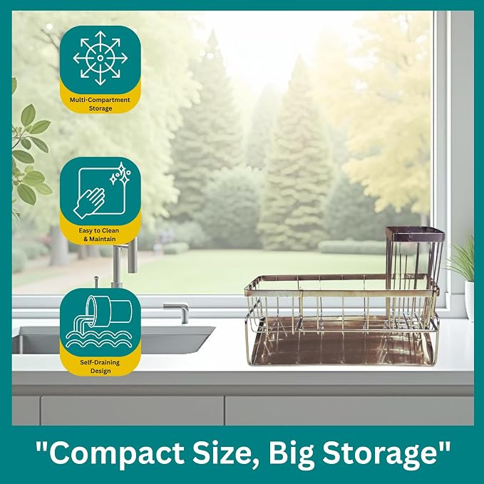 Sponge Holder for Kitchen Sink Self-Draining Sink Caddy - Image 6