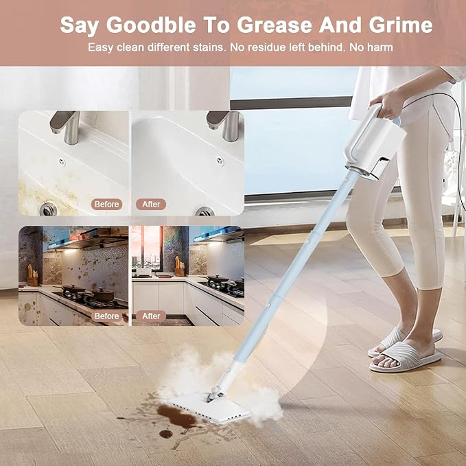 Steam Mop Cleaner, 7 in 1 Rotated Steam Cleaner - Image 4