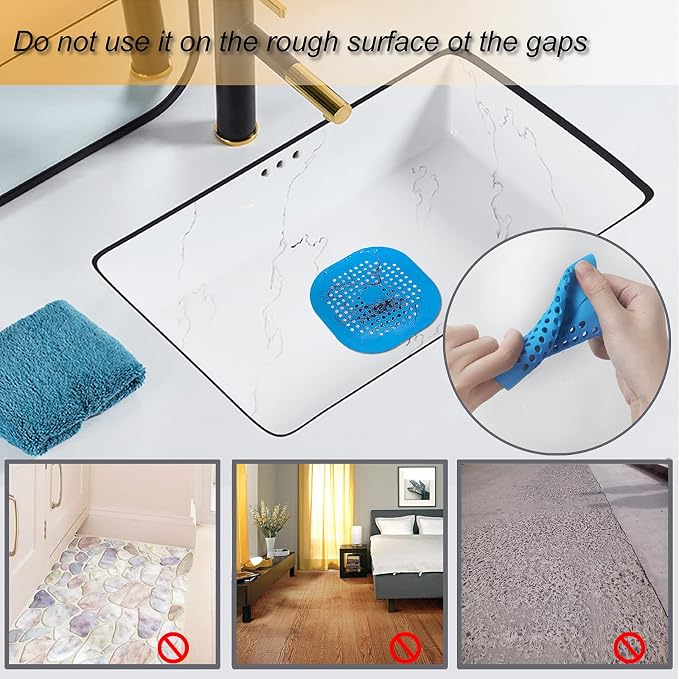Hair Drain Catcher, Square Drain Cover - Image 2