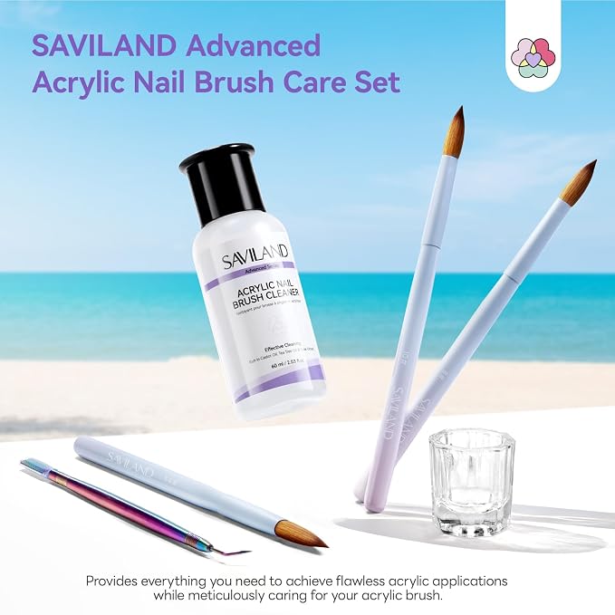 SAVILAND Acrylic Nail Brush - Image 2