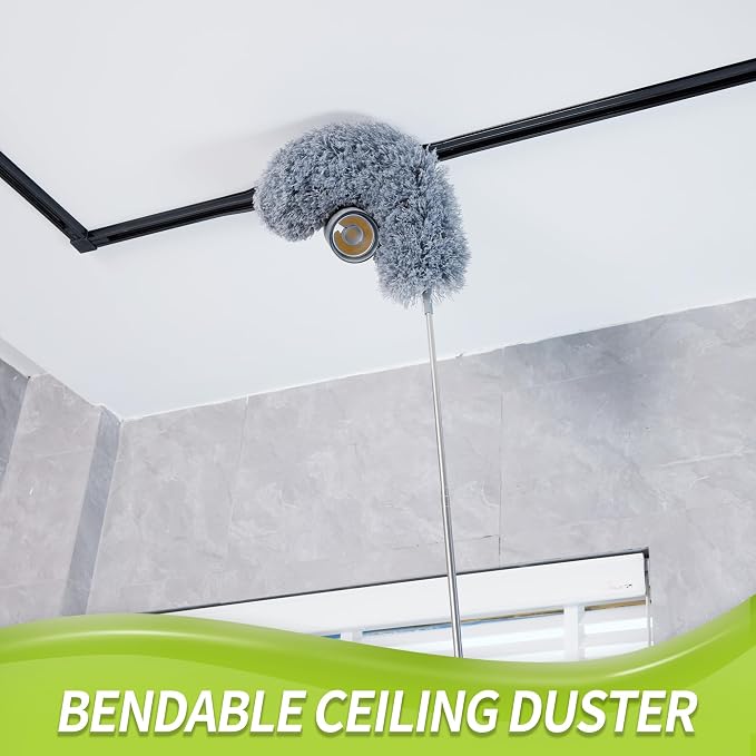 Duster with Extension Pole for Cleaning, Cleaning Supplies for Housekeeping - Image 3