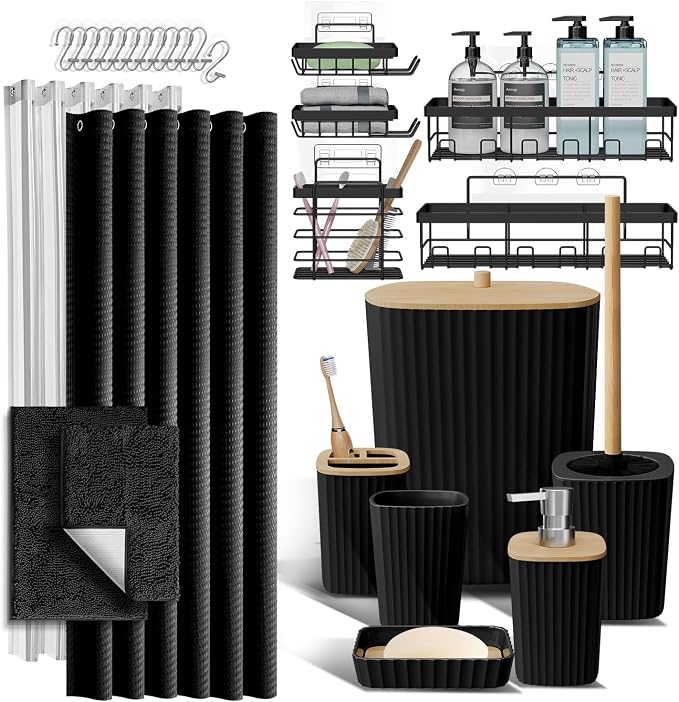 Clara Clark Bathroom Accessories Set by ClaraClark