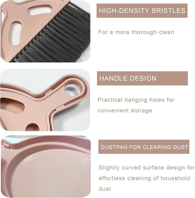Mini Broom and Dustpan Set Small Broom - Image 6